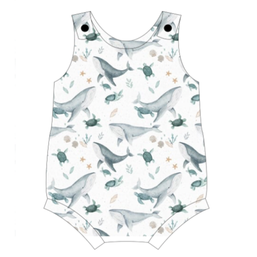 Sea Friends Bloomer Romper