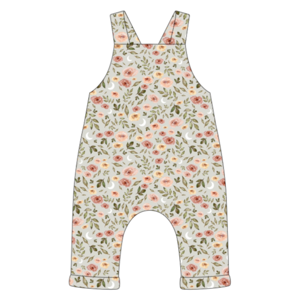 Summer Bloom Dungarees