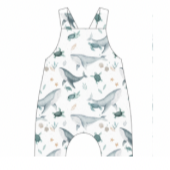 Sea Friends Short Dungarees