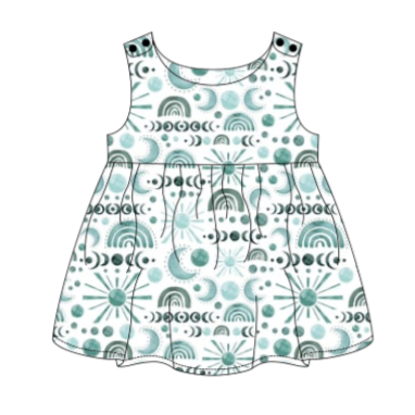 Luna Blue Dress
