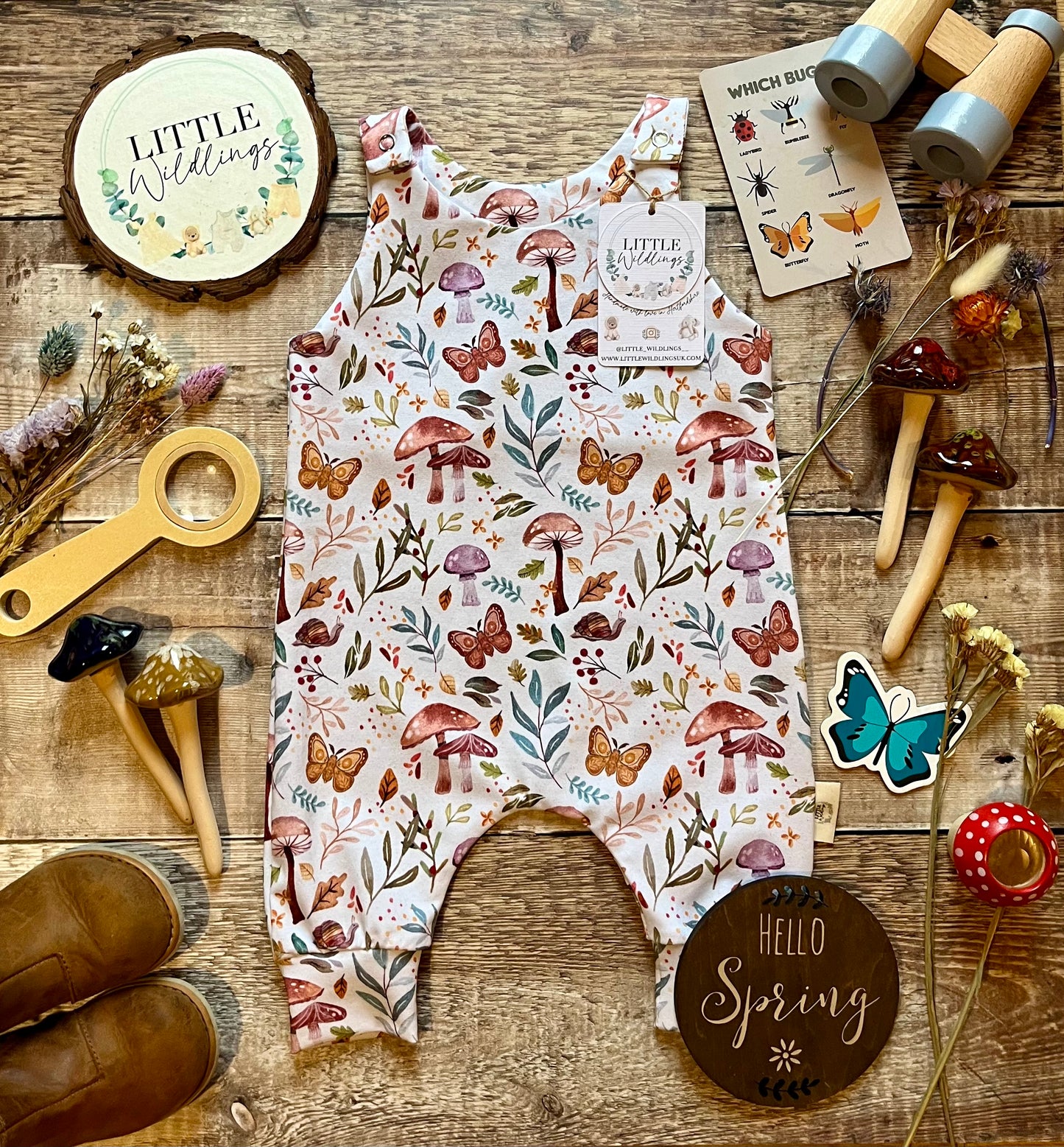 Spring has Sprung Flutter Sleeve Dress