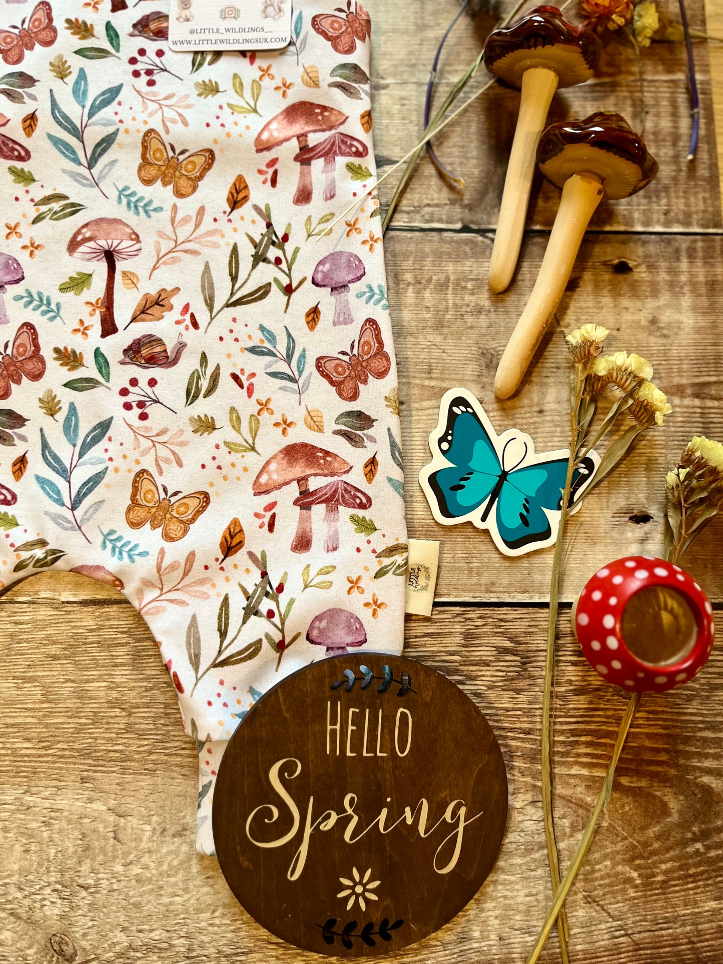 Spring has Sprung Flutter Sleeve Dress