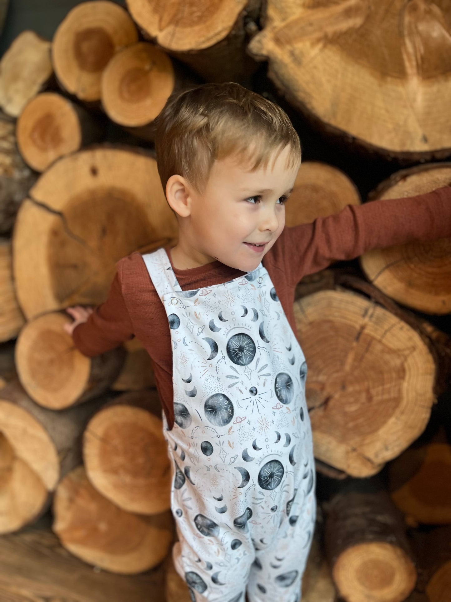 Moon Phases Bandana Bib
