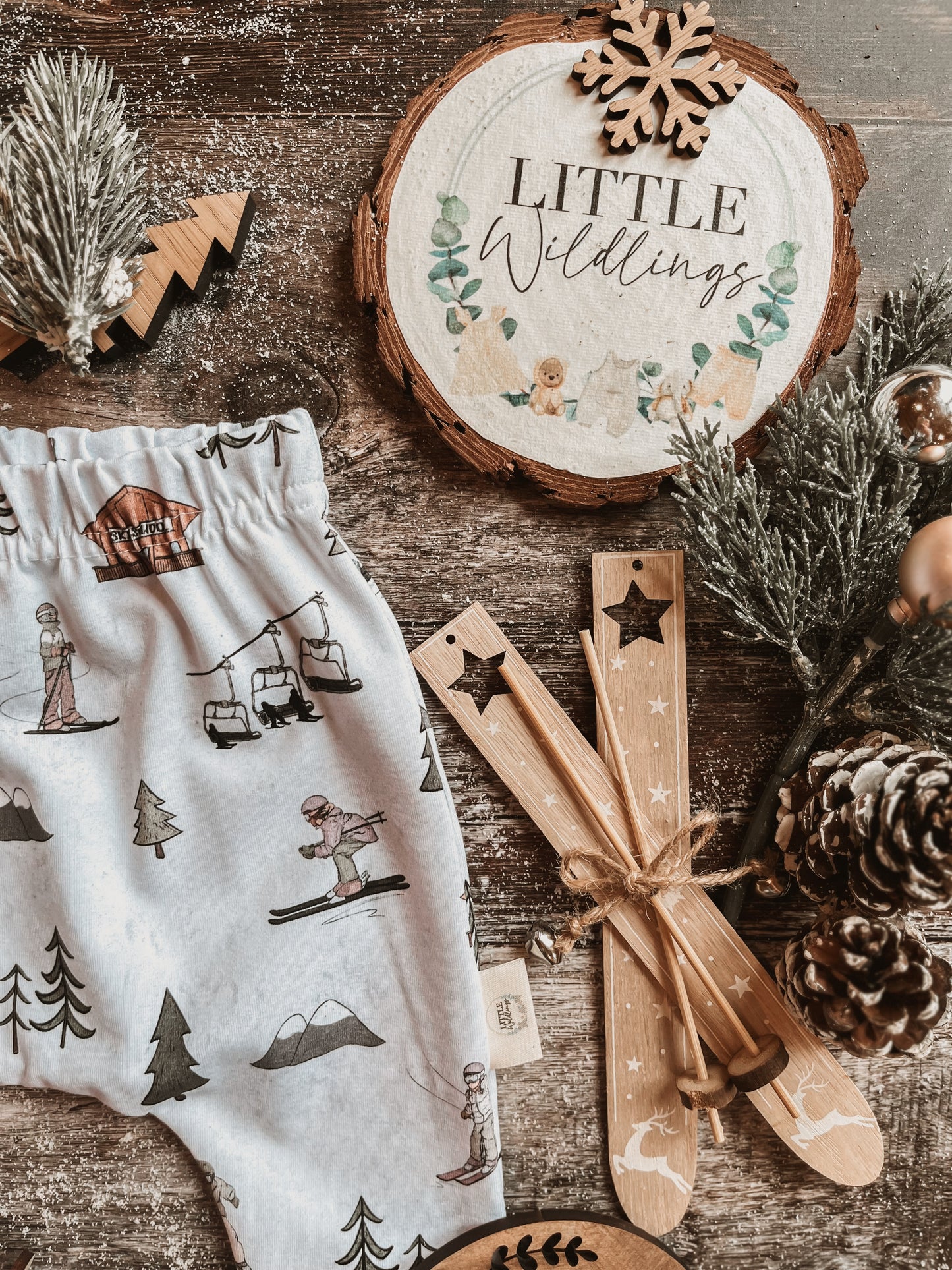 Alpine Adventures Flutter Sleeve Dress