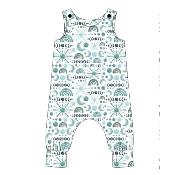 Luna Blue Romper