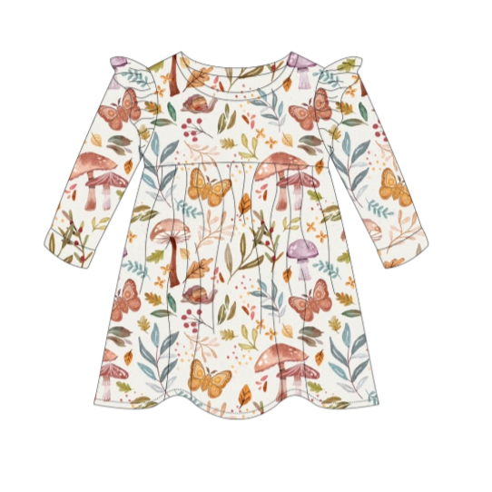 Spring has Sprung Flutter Sleeve Dress