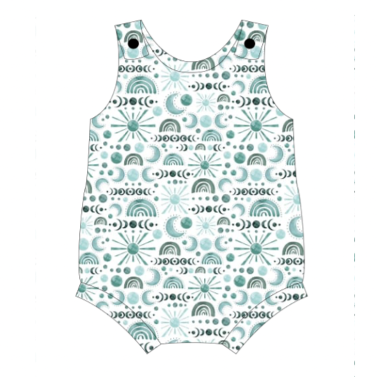 Luna Blue Bloomer Romper