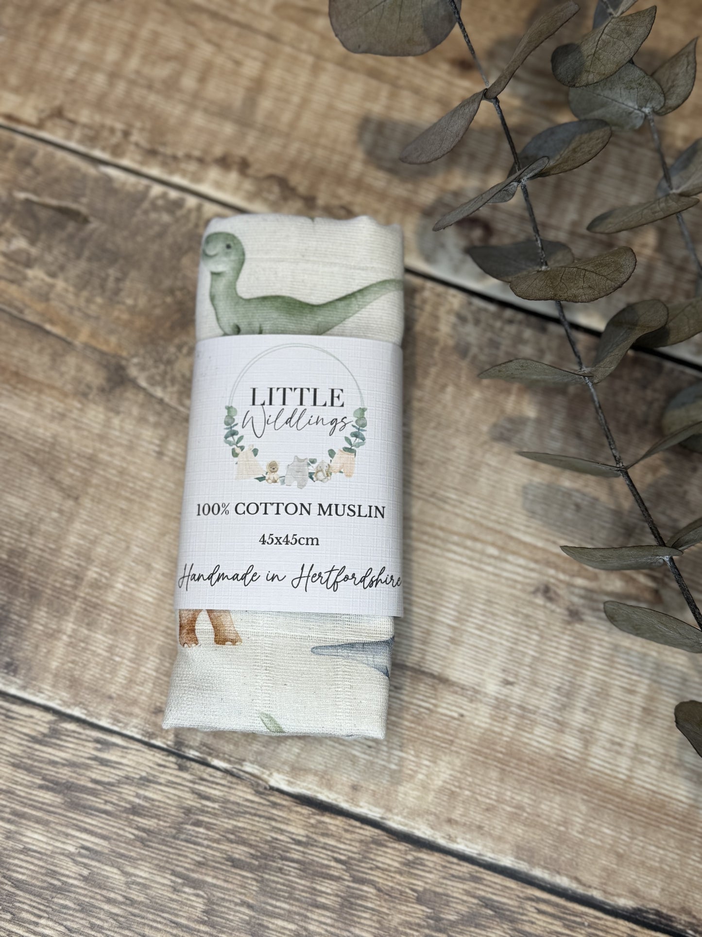 Dino Friends Muslin Cloth