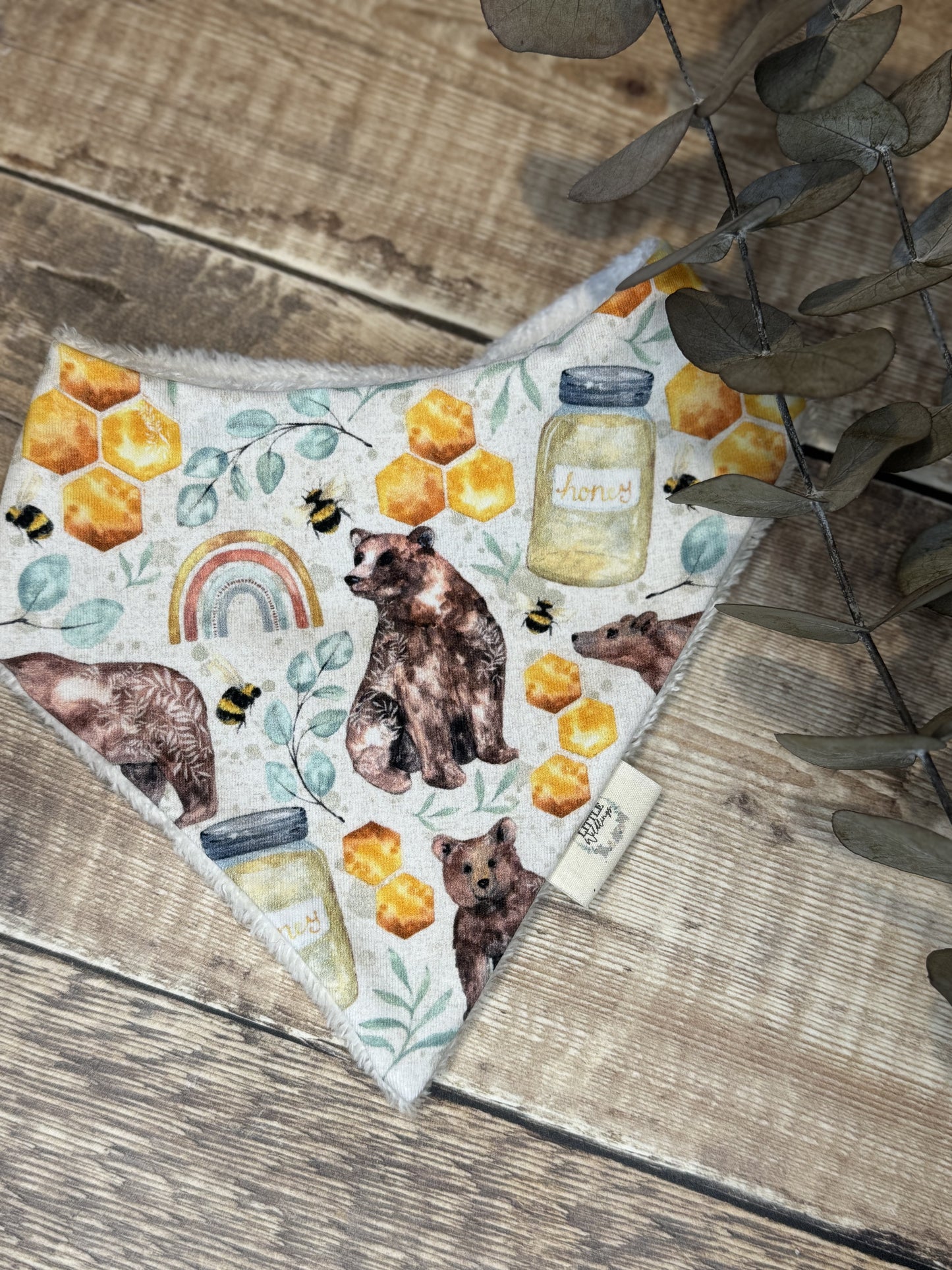 Honey Bear Bandana Bib