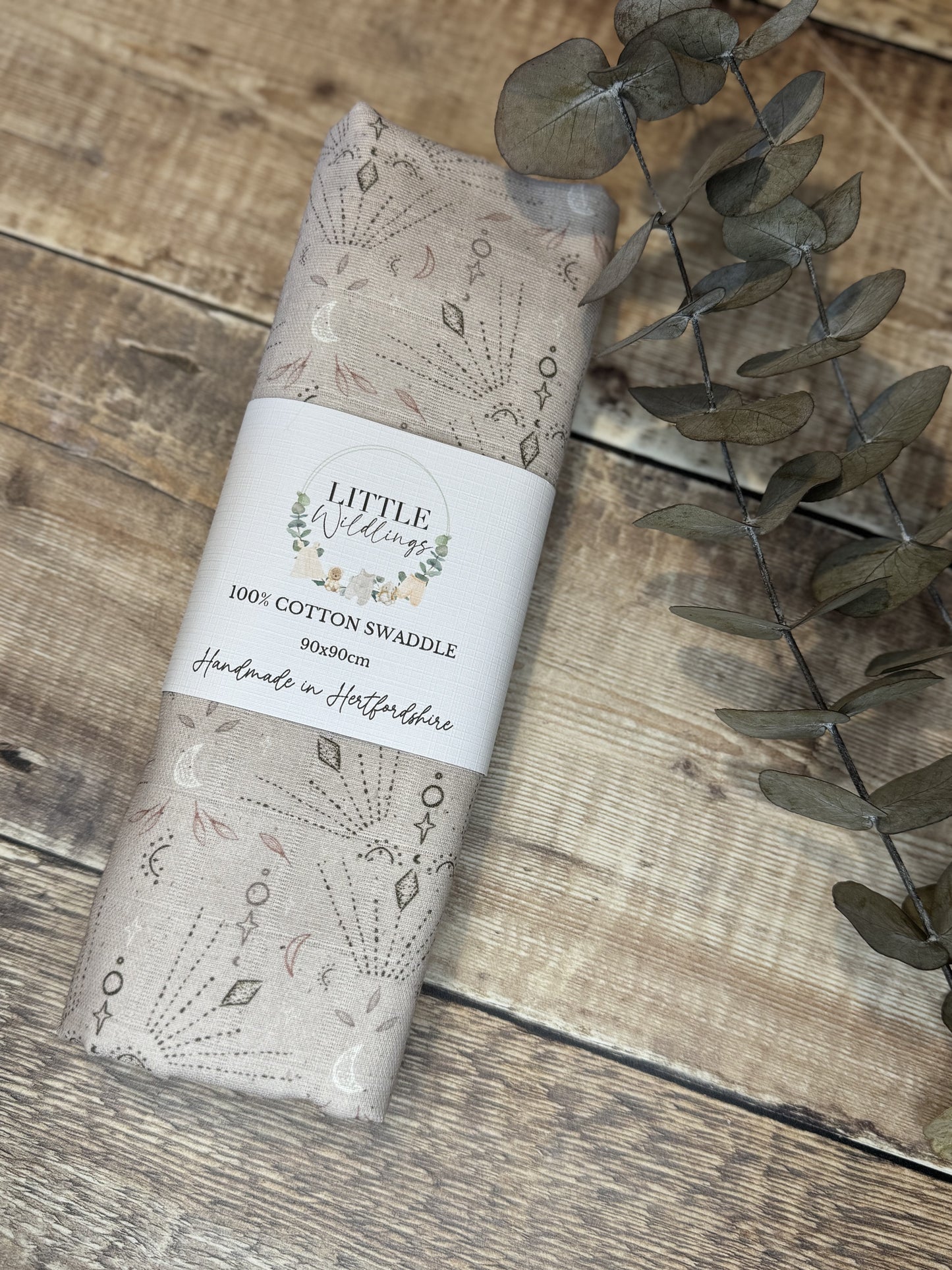 Whimsical Muslin Swaddle