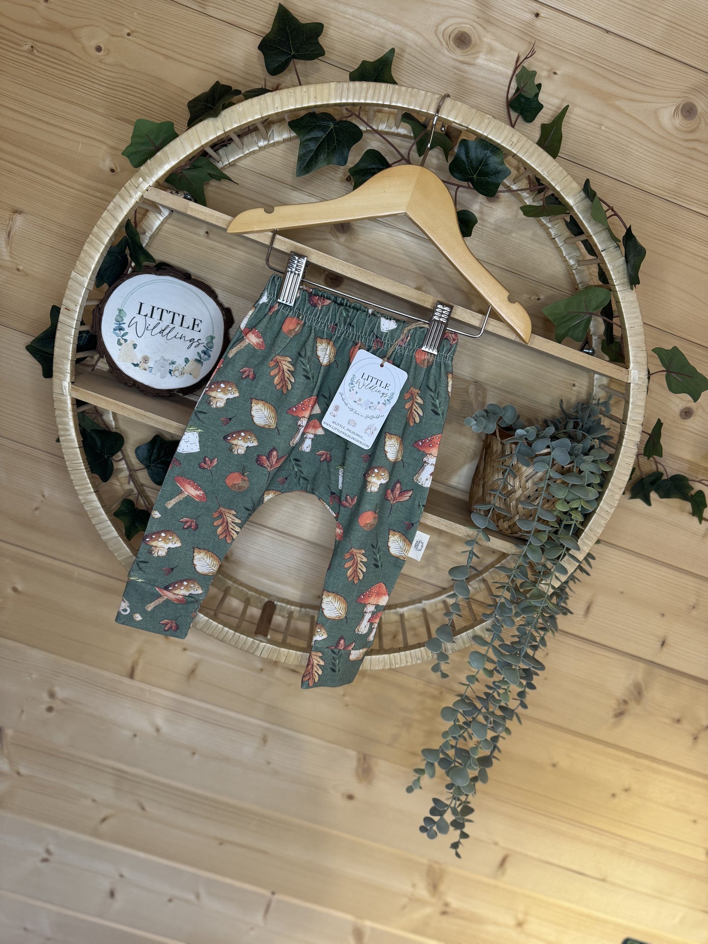 Autumn Treasures Harem Leggings 6-9 Months