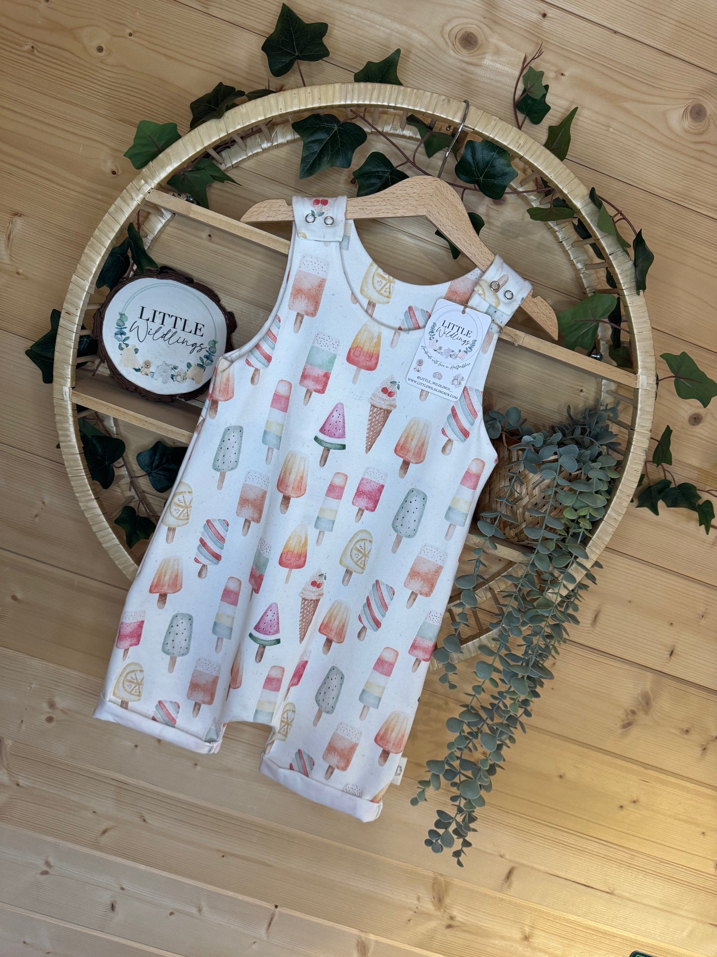 Ice Lollies Short Romper 3-4 Years