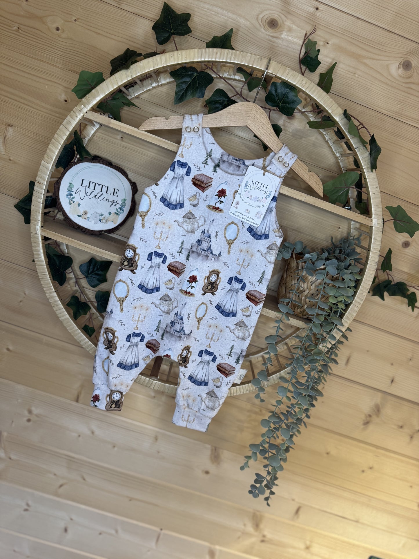 Be our Guest Romper 3-6 Months