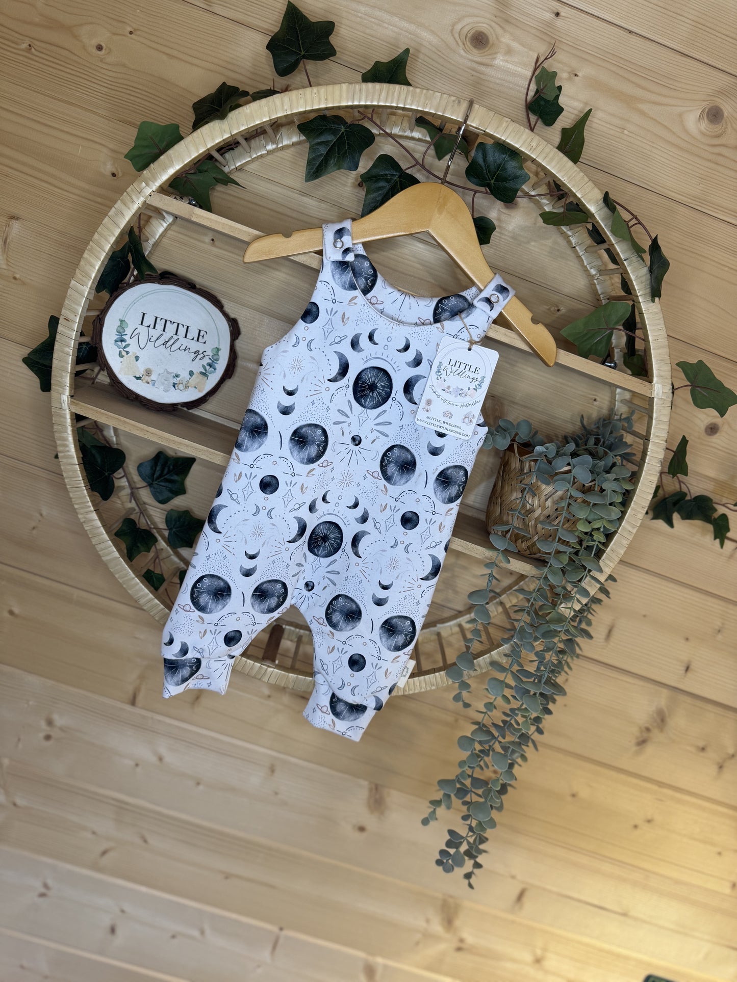 Moon Phases Romper 0-3 Months