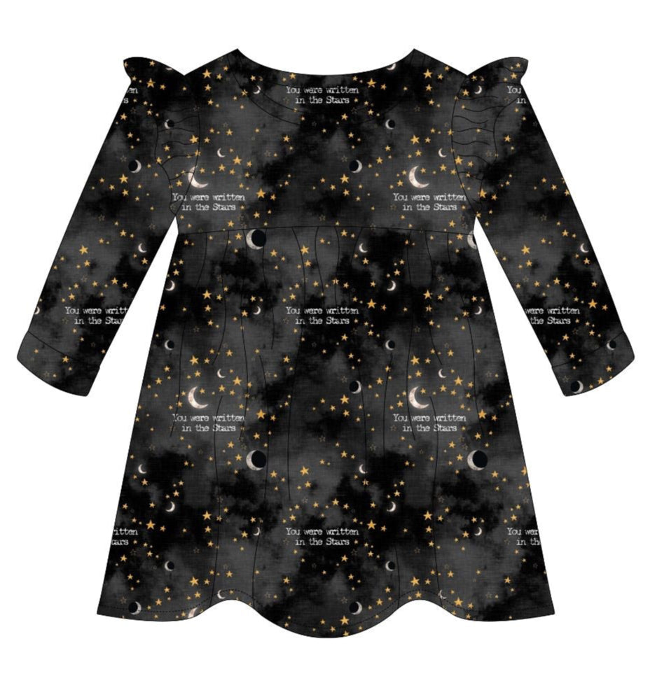 You were Written in the Stars Flutter Sleeve Dress