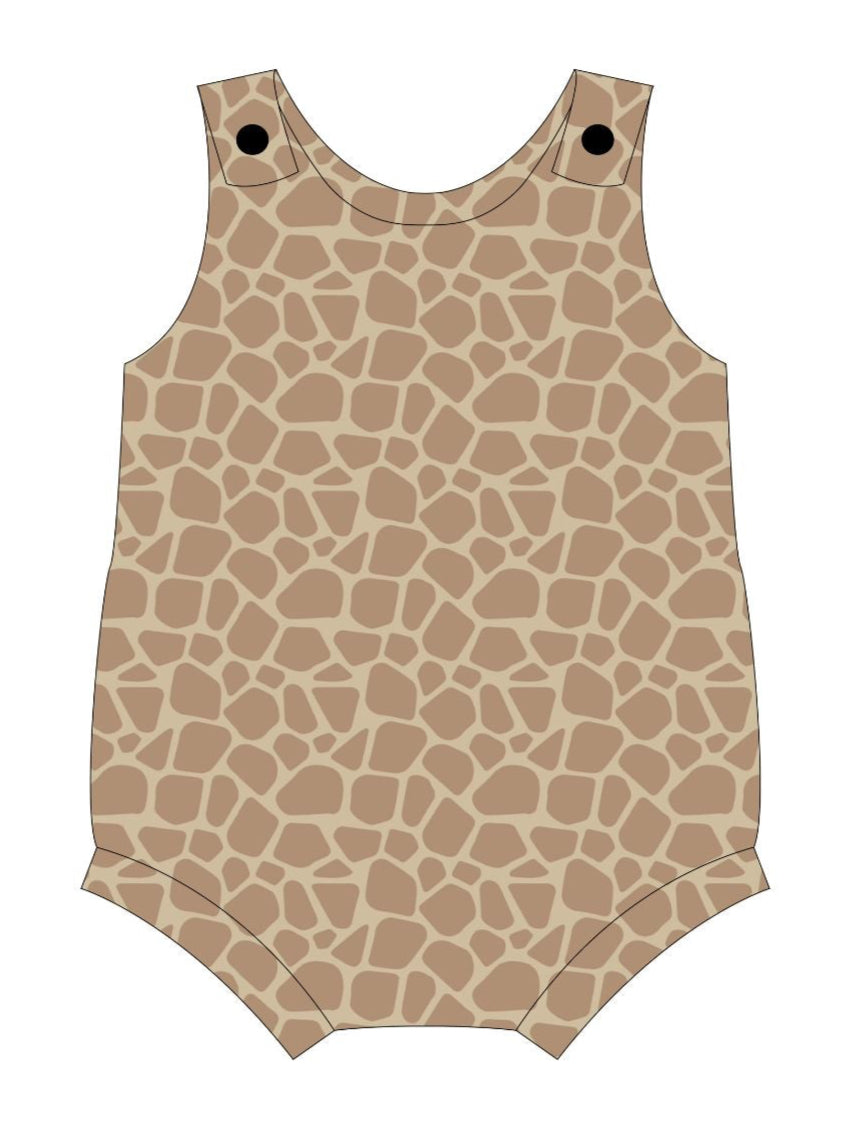 Giraffe's Path Bloomer Romper