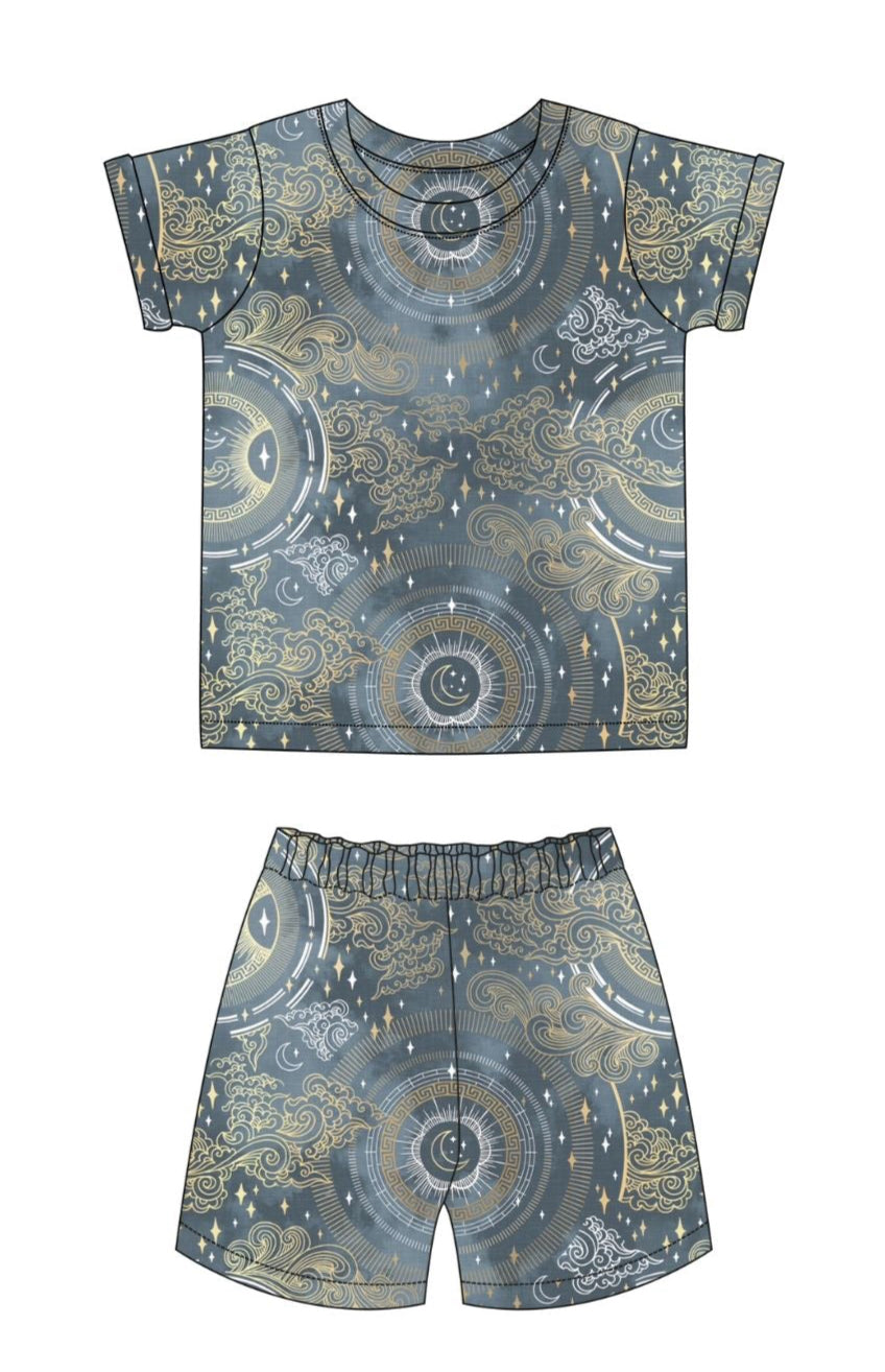 Fantasy Skies Short Pyjamas