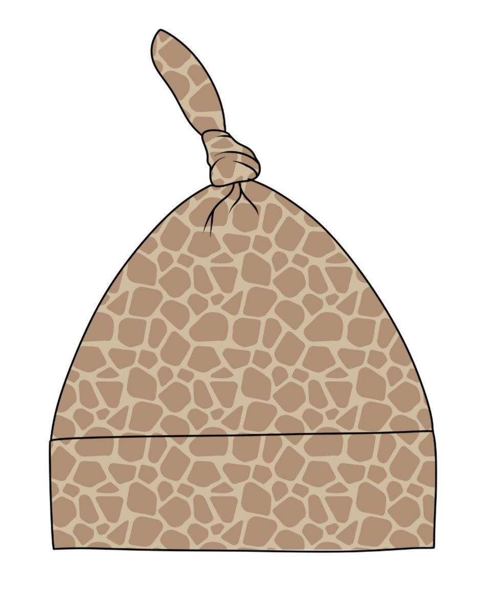 Giraffe's Path Knot Hat