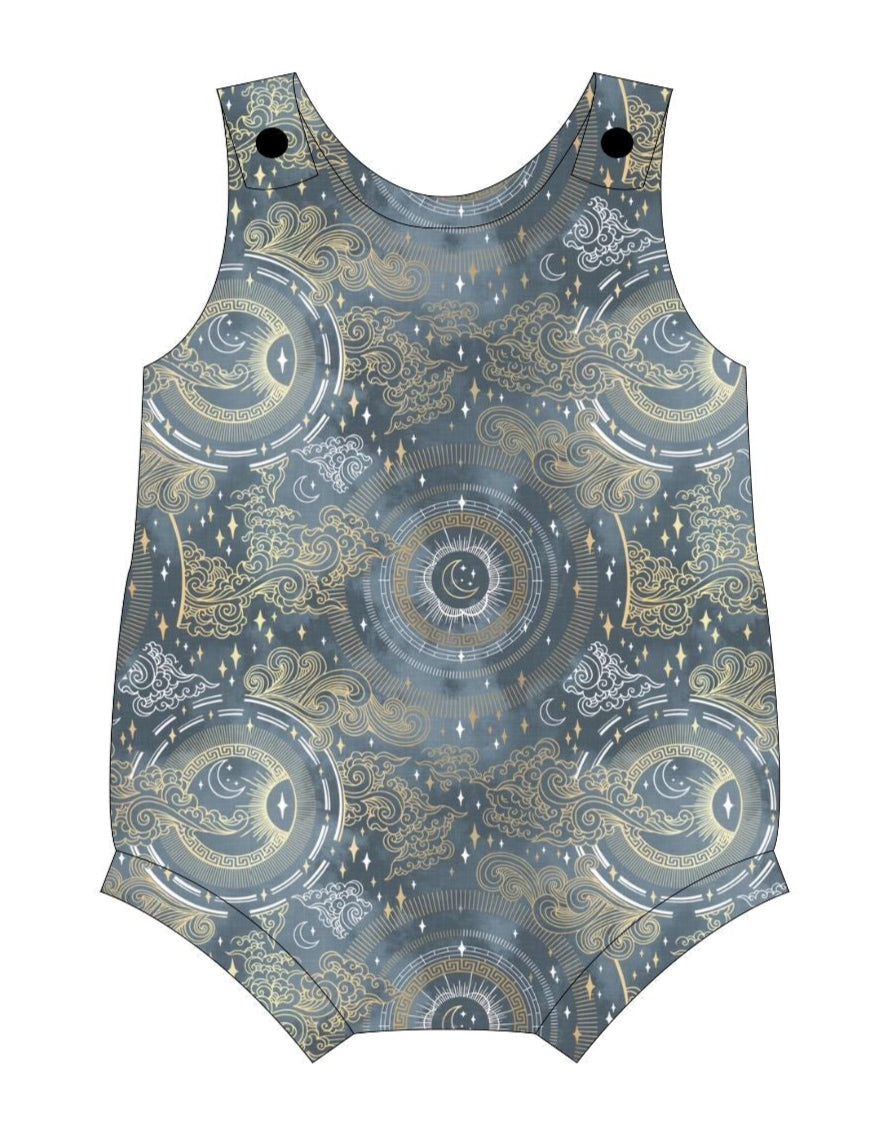 Fantasy Skies Bloomer Romper