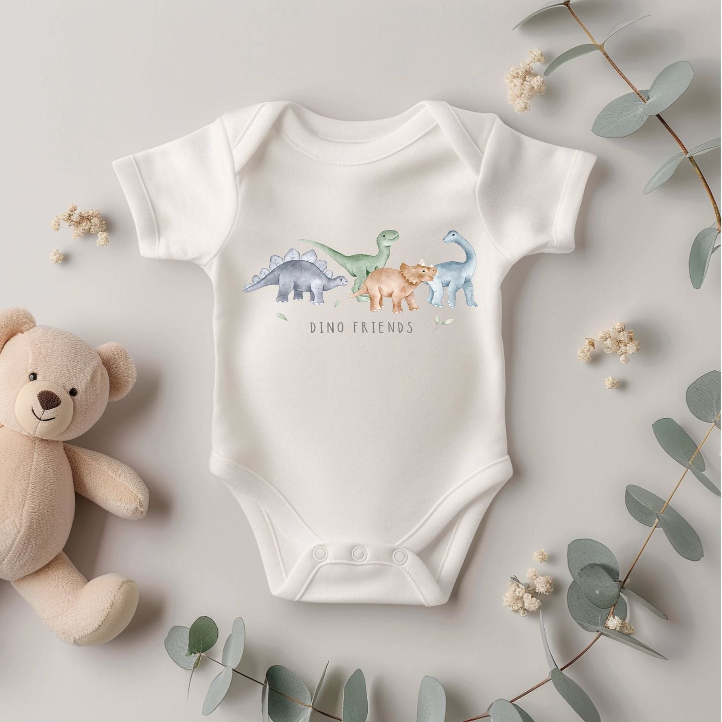 Dino Friends Matching Babygrow