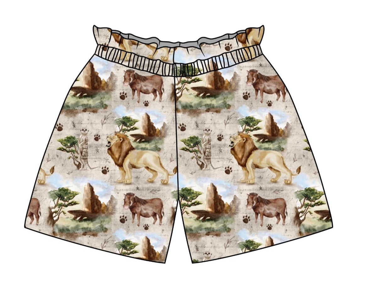Savanna Stories Paperbag Shorts