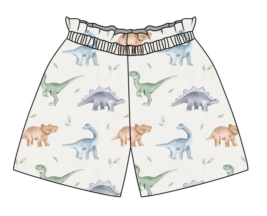 Dino Friends Paperbag Shorts