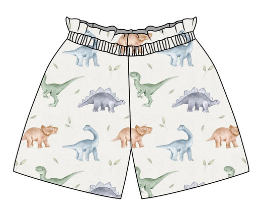 Dino Friends Paperbag Shorts