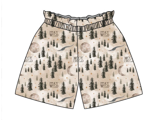 Stay Wild Paperbag Shorts