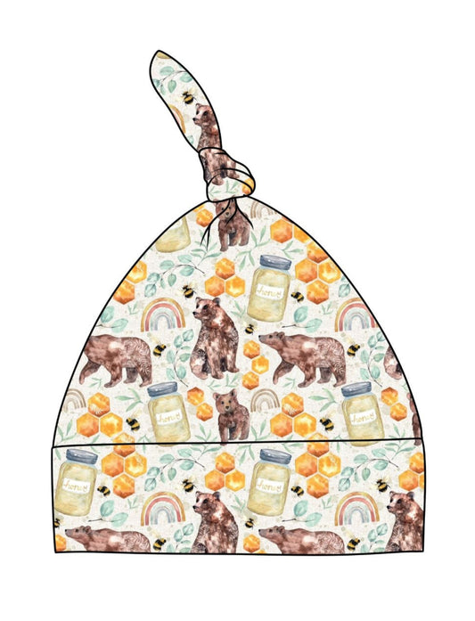Honey Bear Knot Hat