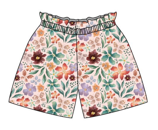 Butterfly Garden Paperbag Shorts