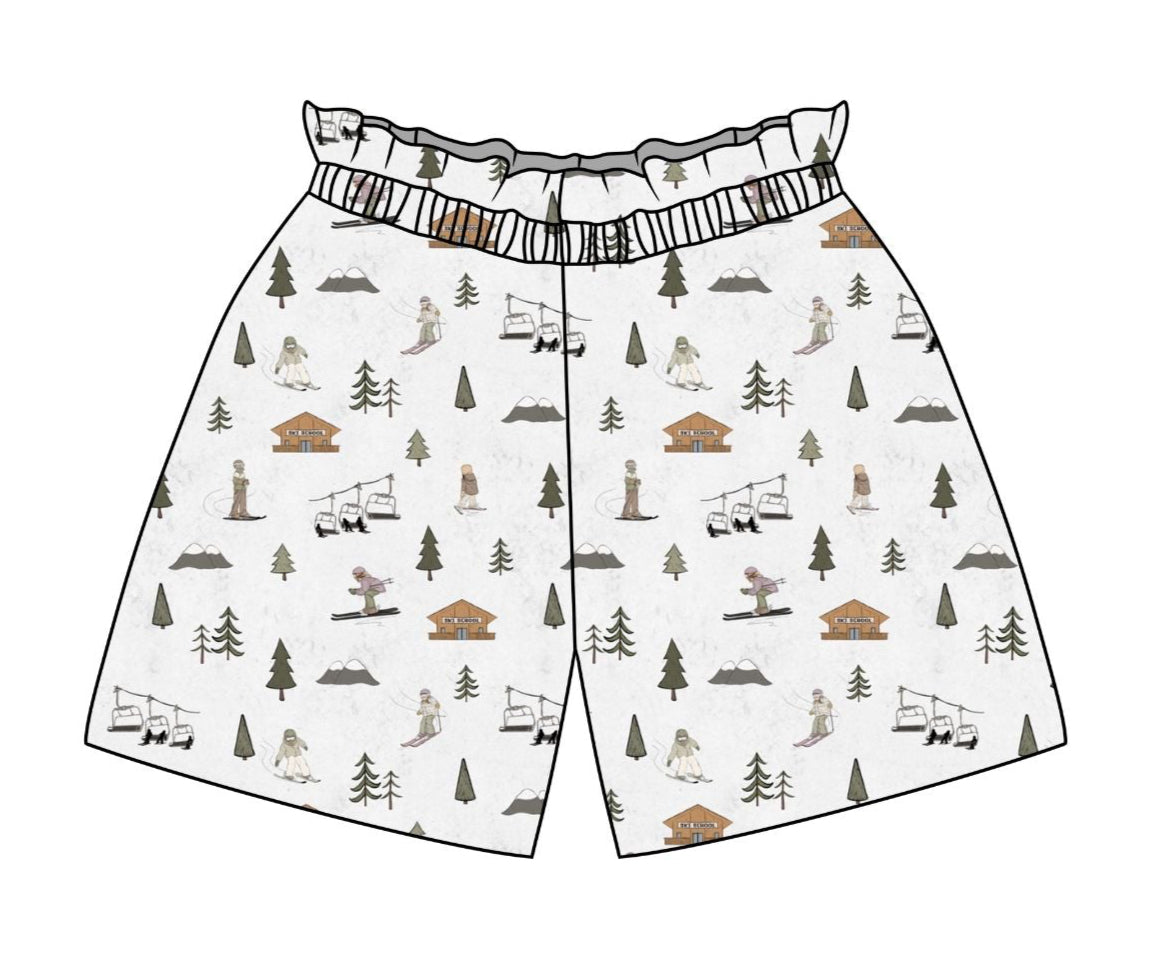 Alpine Adventures Paperbag Shorts