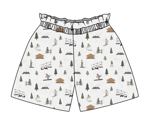 Alpine Adventures Paperbag Shorts