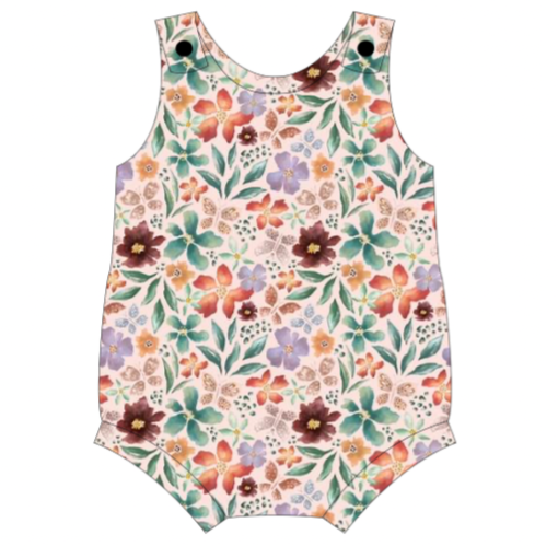 Butterfly Garden Bloomer Romper