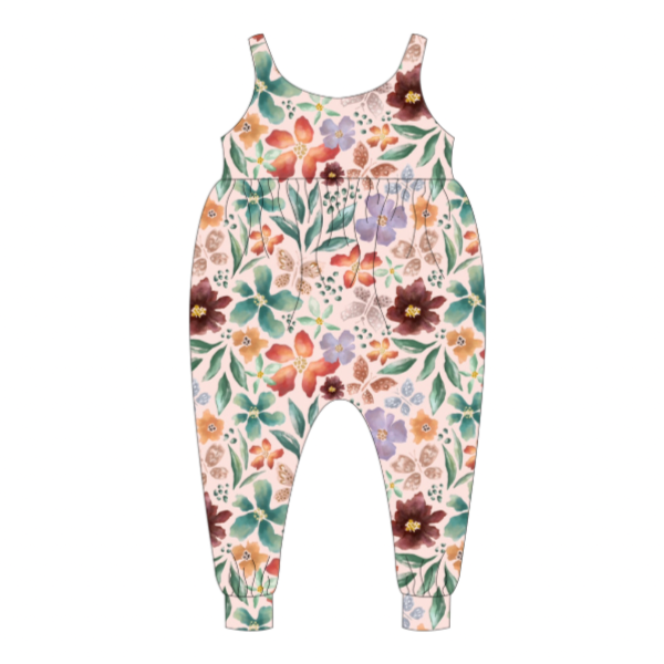 Butterfly Garden Napa Romper