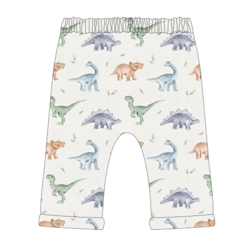 Dino Friends Rolled Shorts