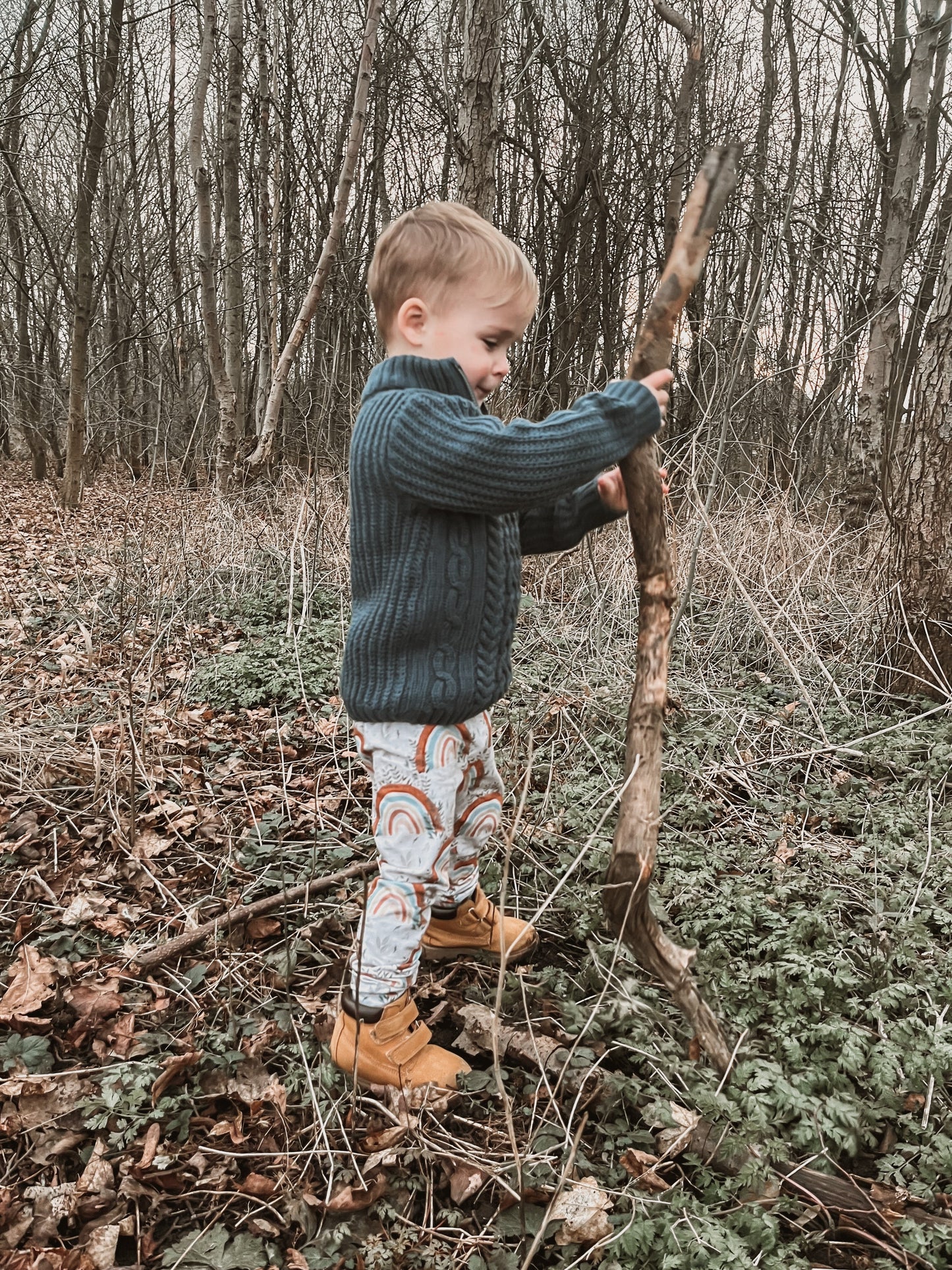 Boho Rainbow Bloomer Romper