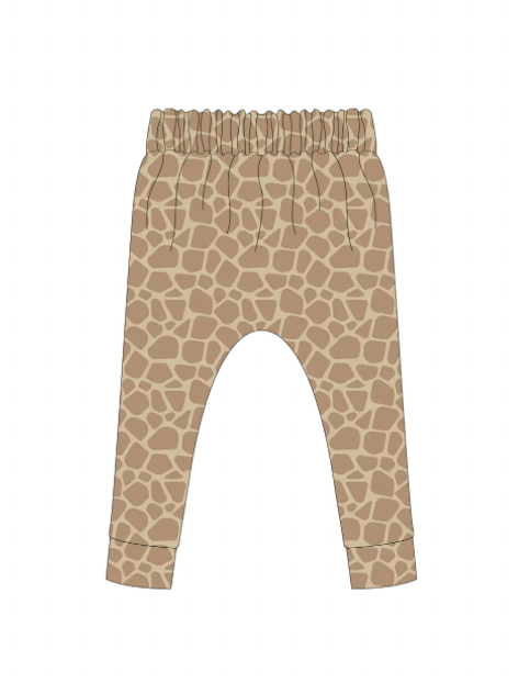 Giraffe's Path Slim Leggings