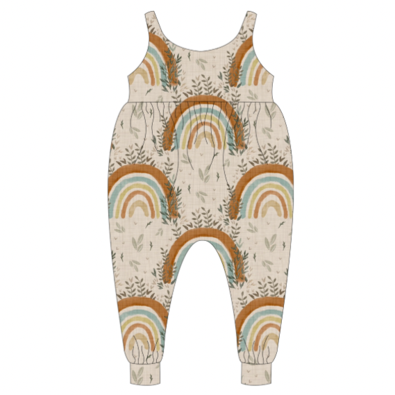 Boho Rainbow Napa Romper