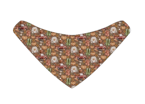 Cosy Harvest Bandana Bib