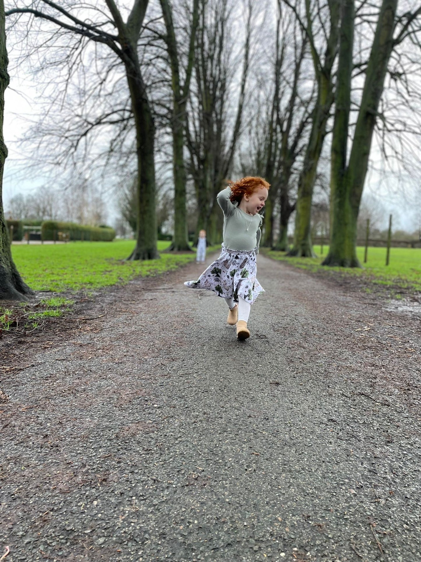 Colours of the Wind Flutter Sleeve Dress