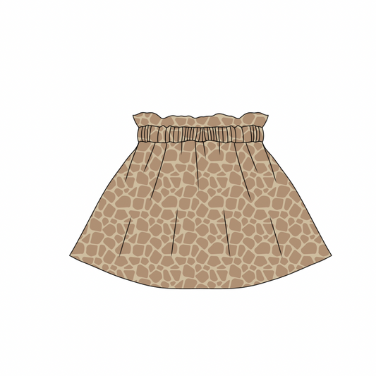 Giraffe's Path Paperbag Skirt