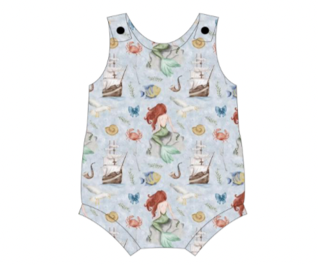 Under the Sea Bloomer Romper