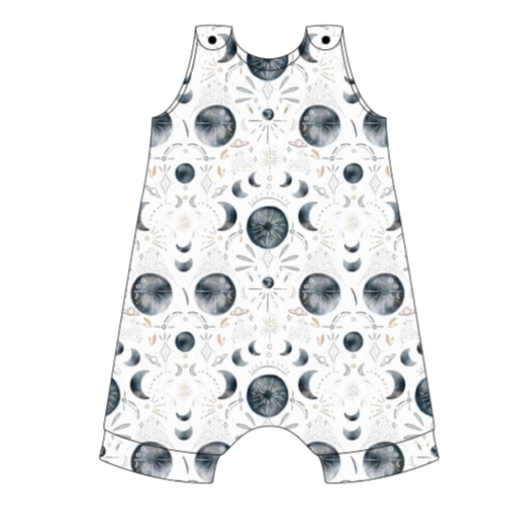 Moon Phases Short Romper