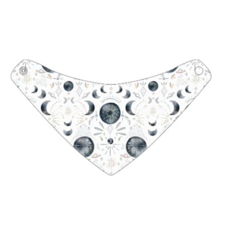 Moon Phases Bandana Bib
