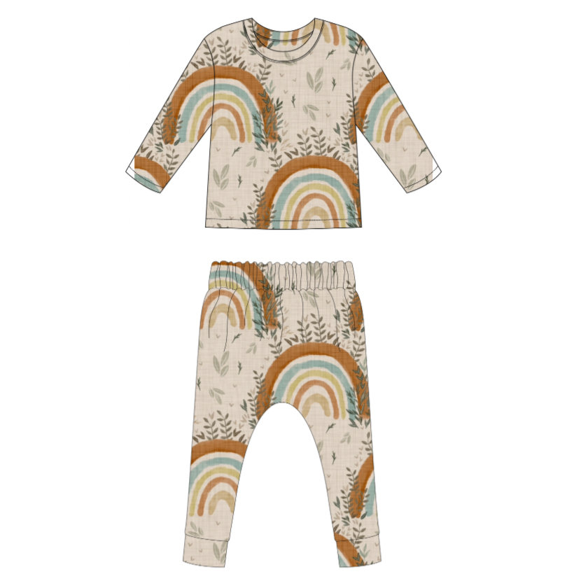 Boho Rainbow Long Pyjamas