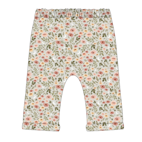Summer Bloom Rolled Shorts