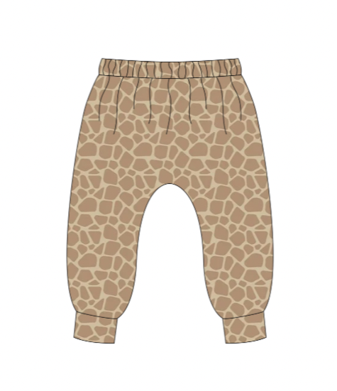 Giraffe's Path Harem Leggings