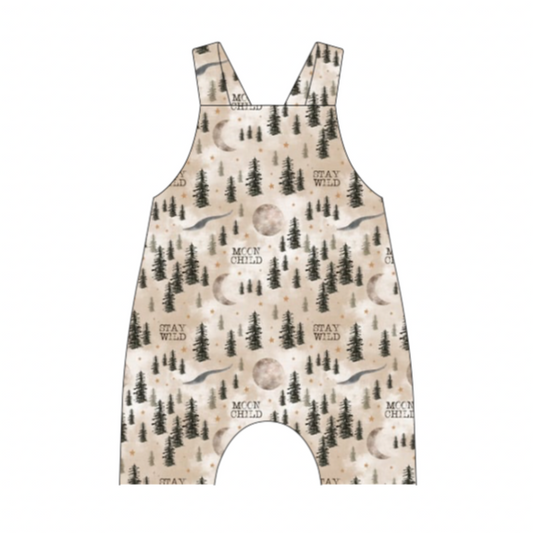 Stay Wild Short Dungarees