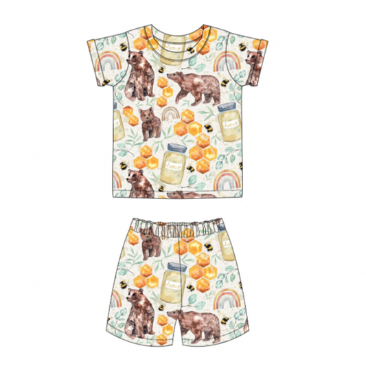 Honey Bear Short Pyjamas