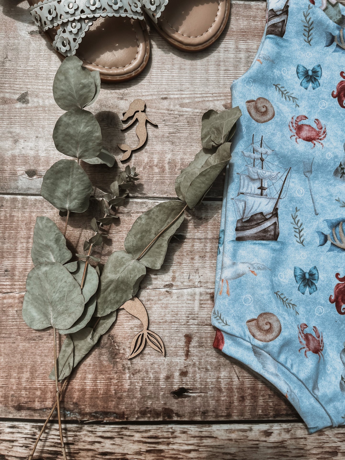 Under the Sea Bloomer Romper